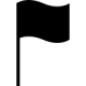 flag-black-rectangular-tool-symbol-on-a-pole_icon-icons.com_54533